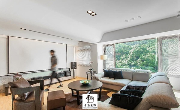 造型妝點，化解梁柱壓迫